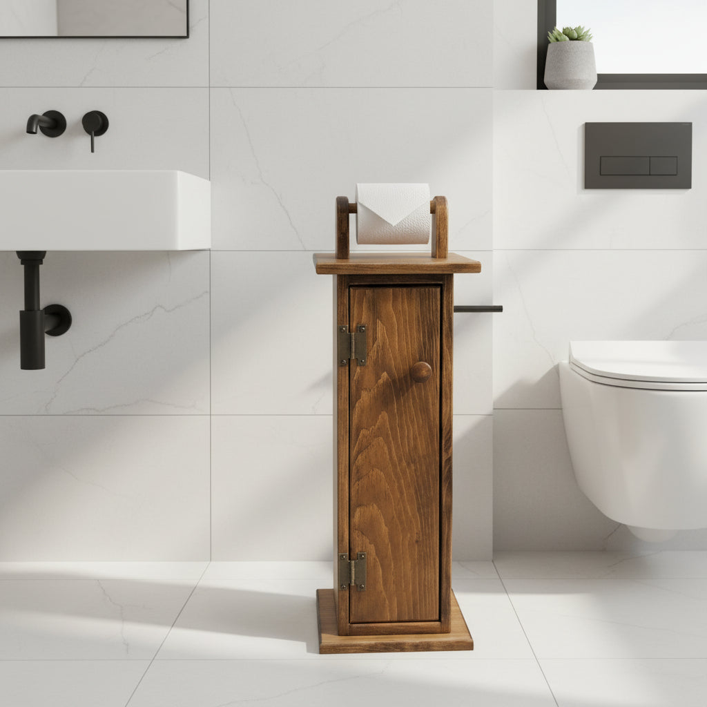 Toilet Paper Holder Cabinet