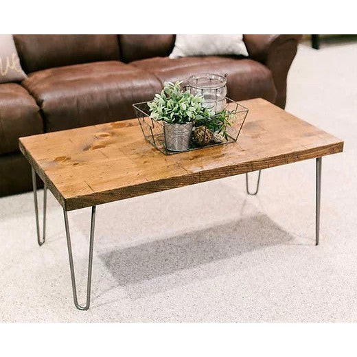 Rustic Wooden Coffee Table-Peaceful Classics