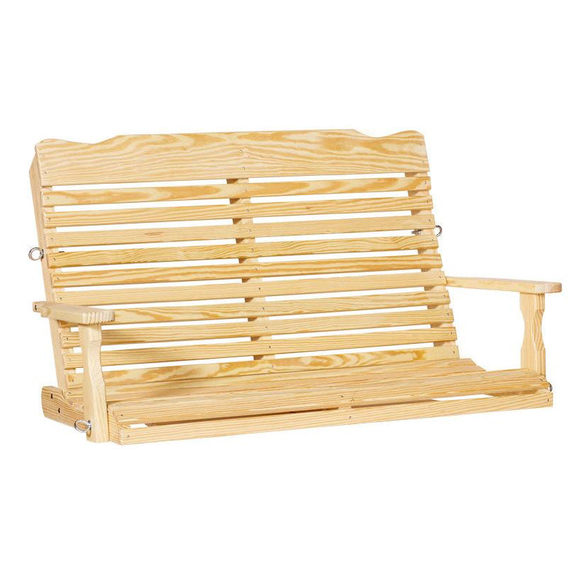 Curve Back Treated Porch Swing