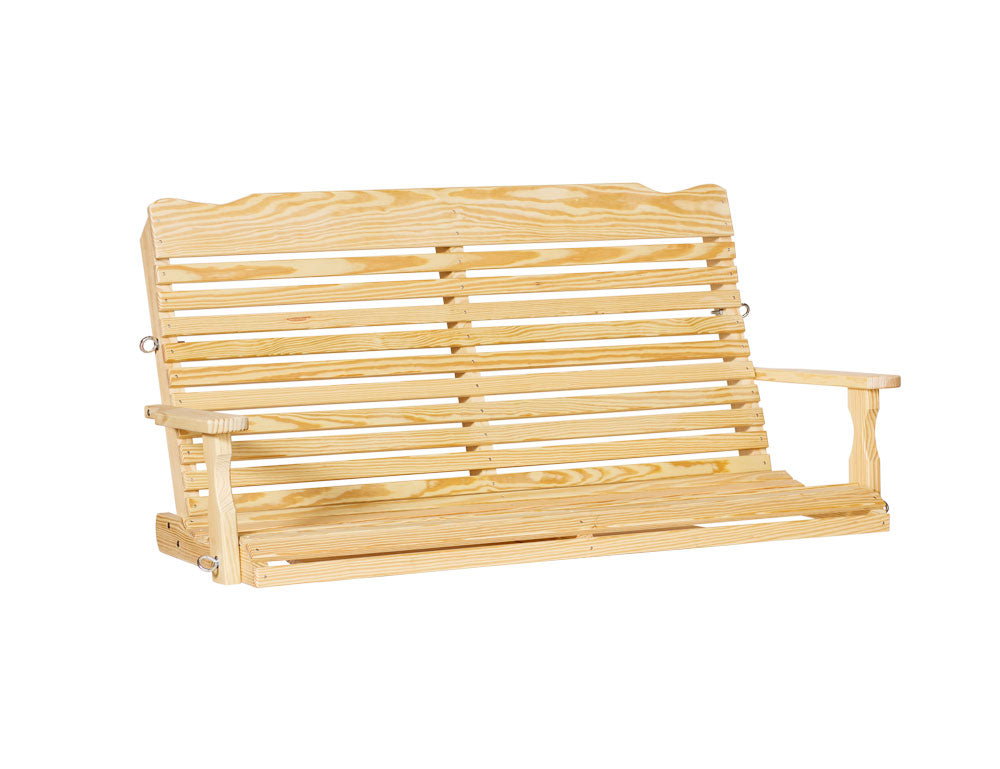 Curve Back Treated Porch Swing