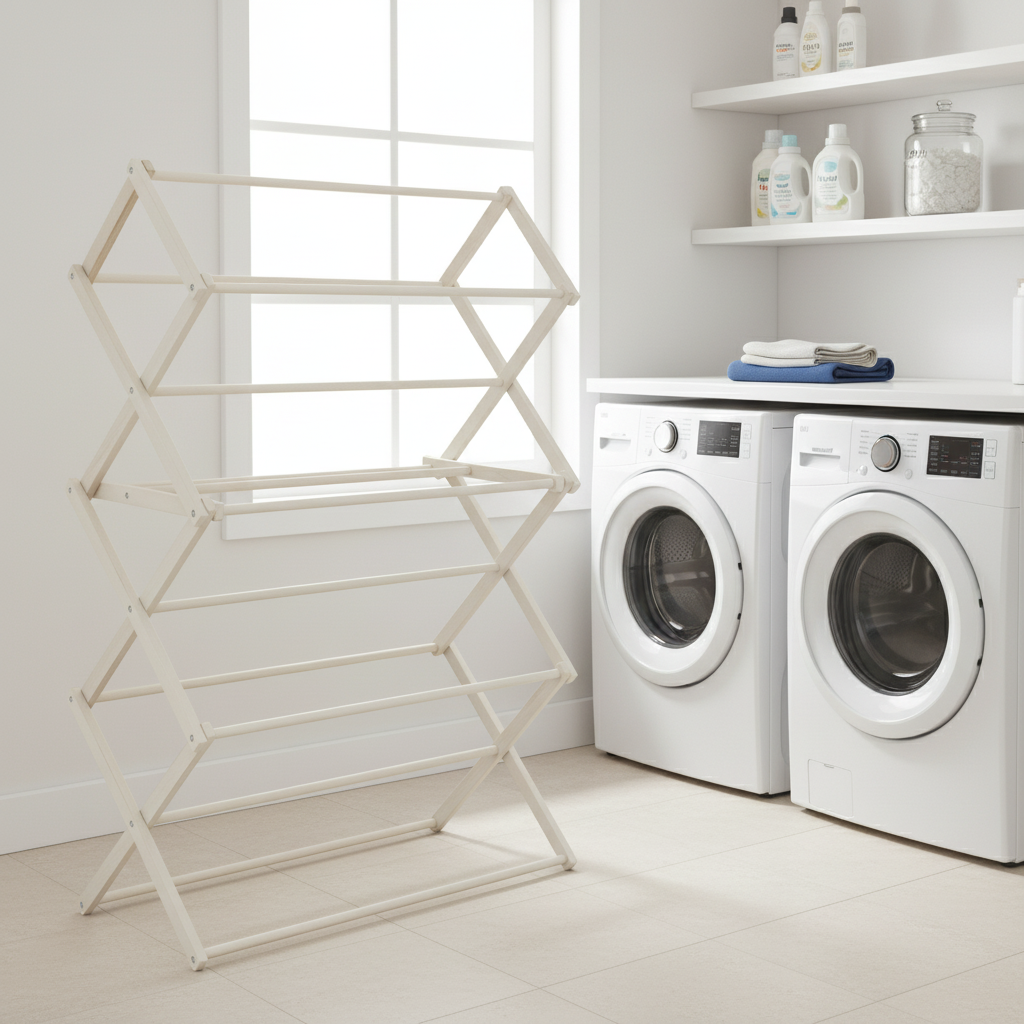 Foldable Clothes Drying Rack