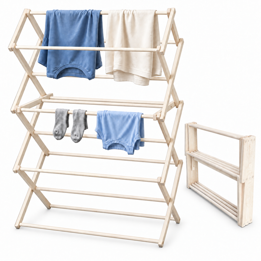 Foldable Clothes Drying Rack