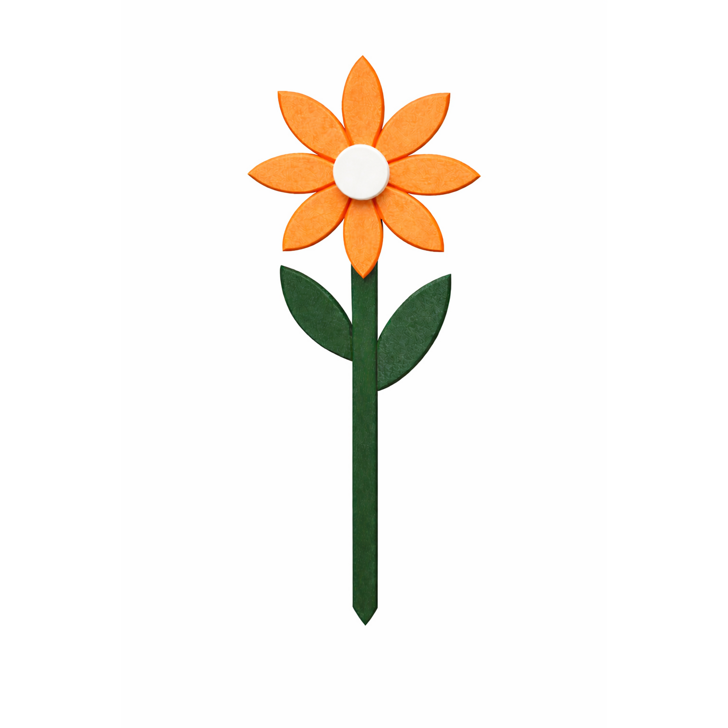 Handmade Poly Garden Flower Stake