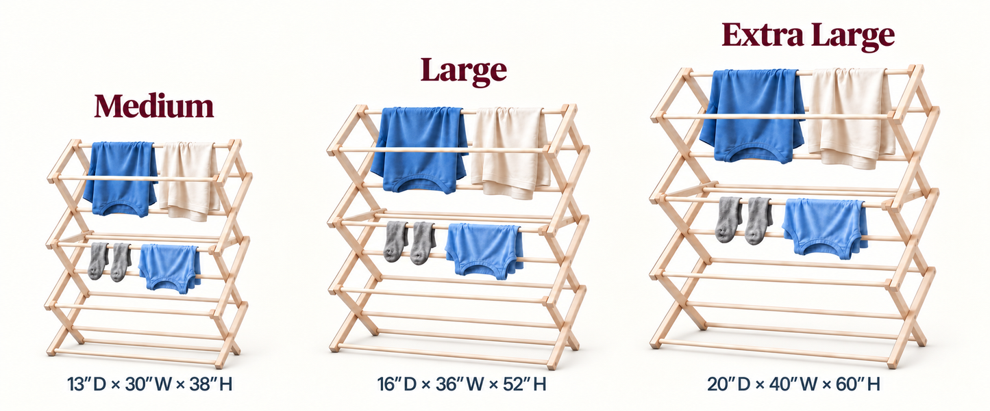 Foldable Clothes Drying Rack