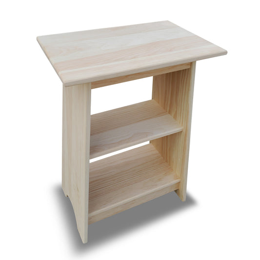 Peaceful Classics Small End Table Amish Furniture | Lamp Stand Thin Narrow Accent Table for Bedroom, Living Room, Coffee Table