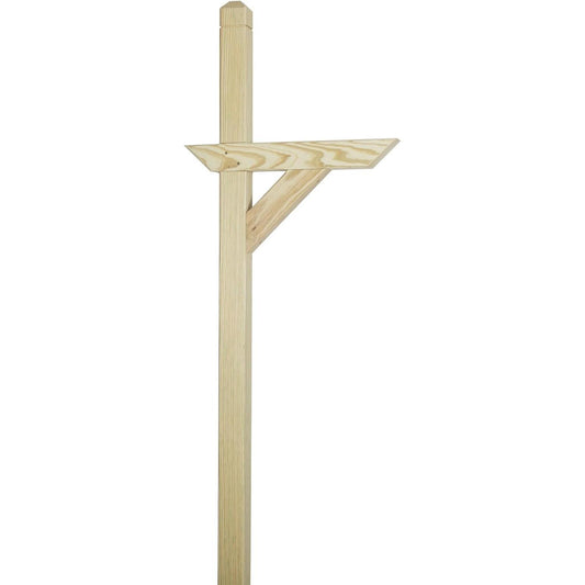 Wooden Mailbox Post
