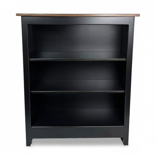 Peaceful Classics 3 Tier Bookcase, Adjustable Wooden Book Shelves for Small Spaces, Classroom, Bedroom, Office-Peaceful Classics