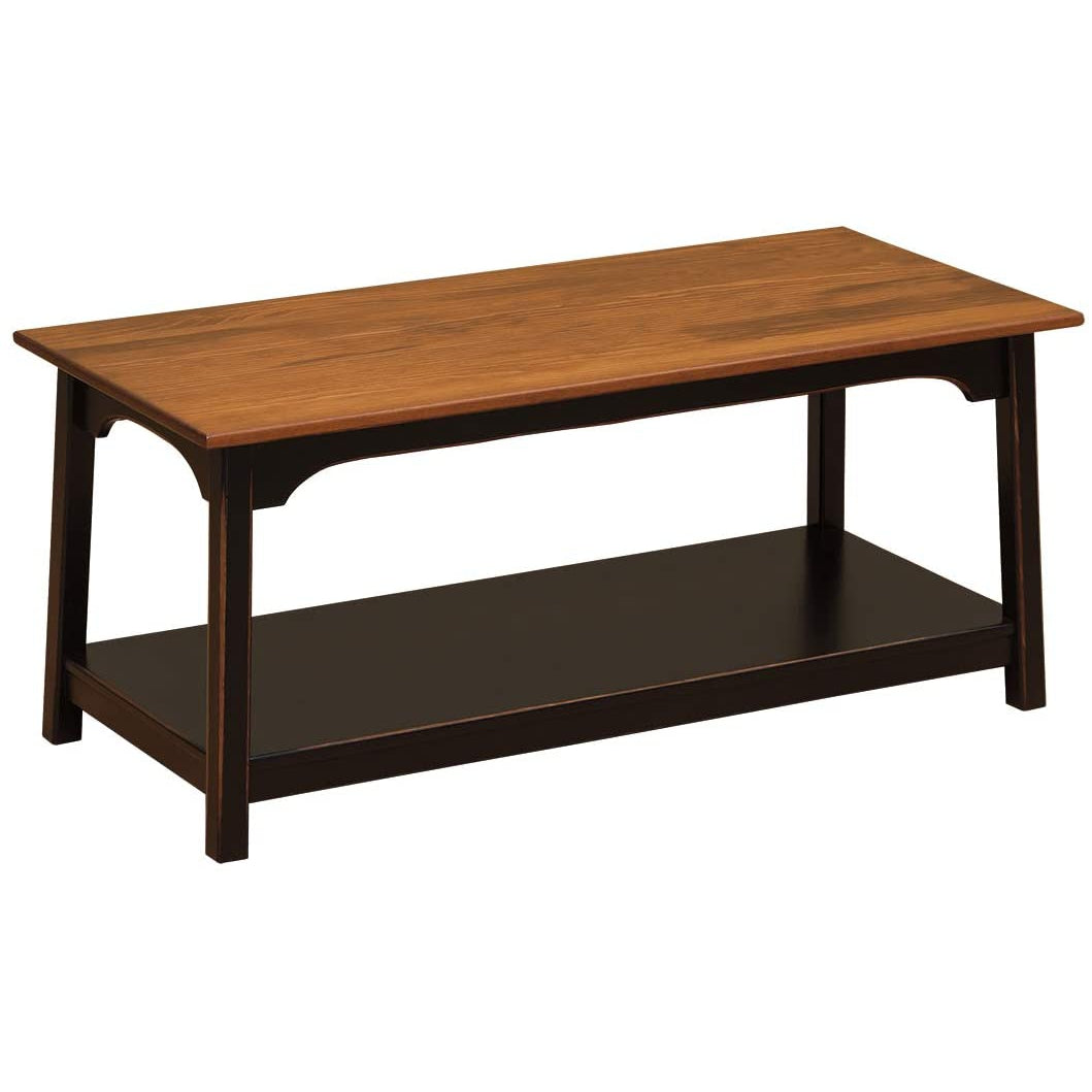 Pine Wood Shaker Coffee Table-Peaceful Classics