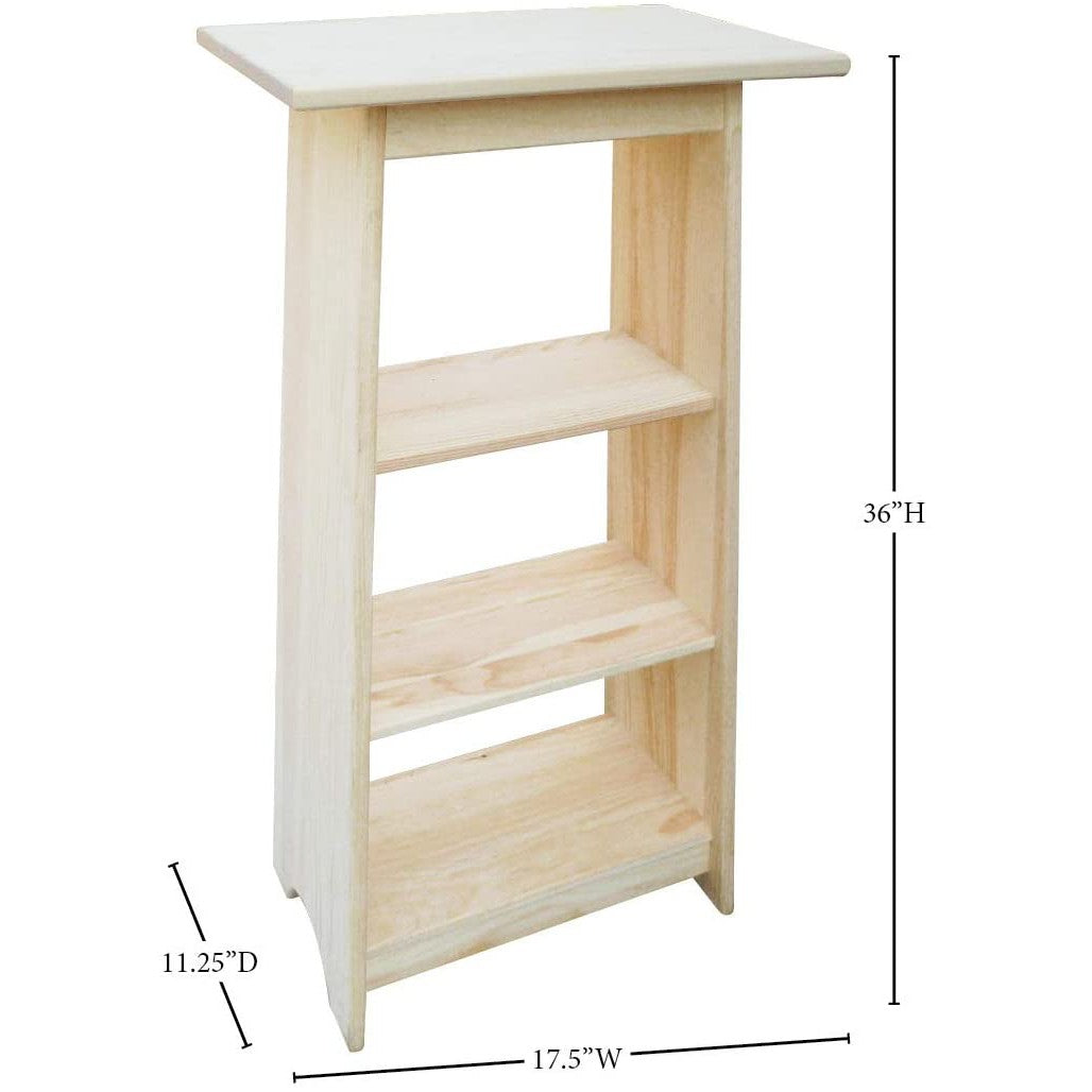 Peaceful Classics End Table Amish Furniture | Lamp Stand Thin Narrow Accent Table for Bedroom, Living Room, Coffee Table-Peaceful Classics