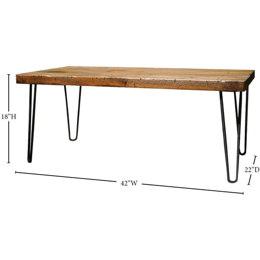Rustic Wooden Coffee Table-Peaceful Classics