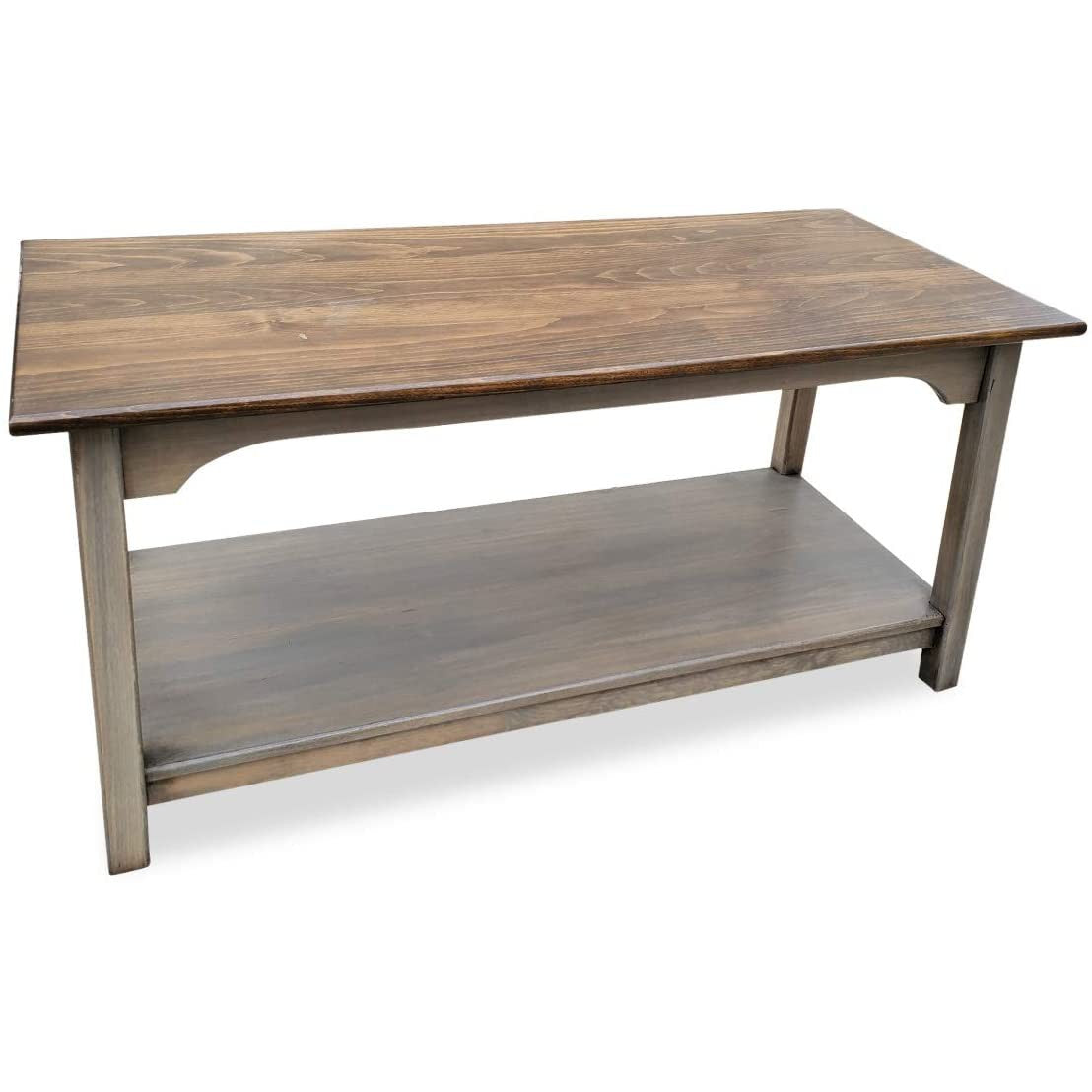 Pine Wood Shaker Coffee Table-Peaceful Classics