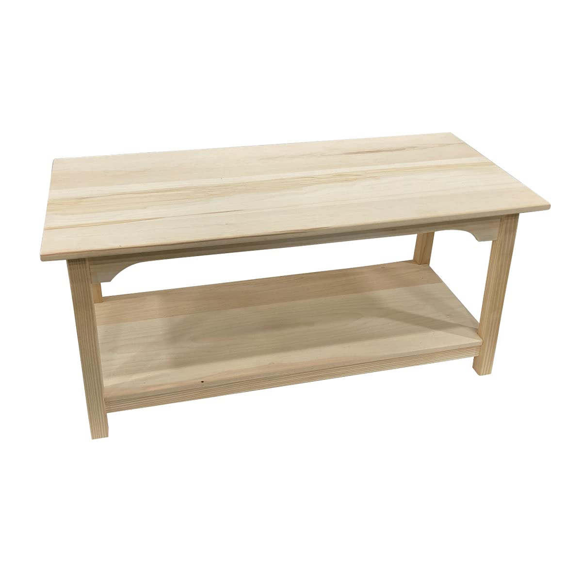 Pine Wood Shaker Coffee Table-Peaceful Classics