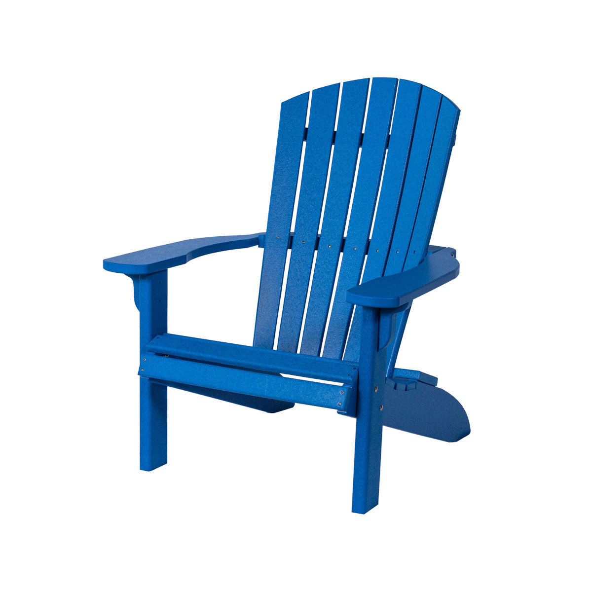 Maintenance Free Poly Fanback Adirondack Chair-Peaceful Classics