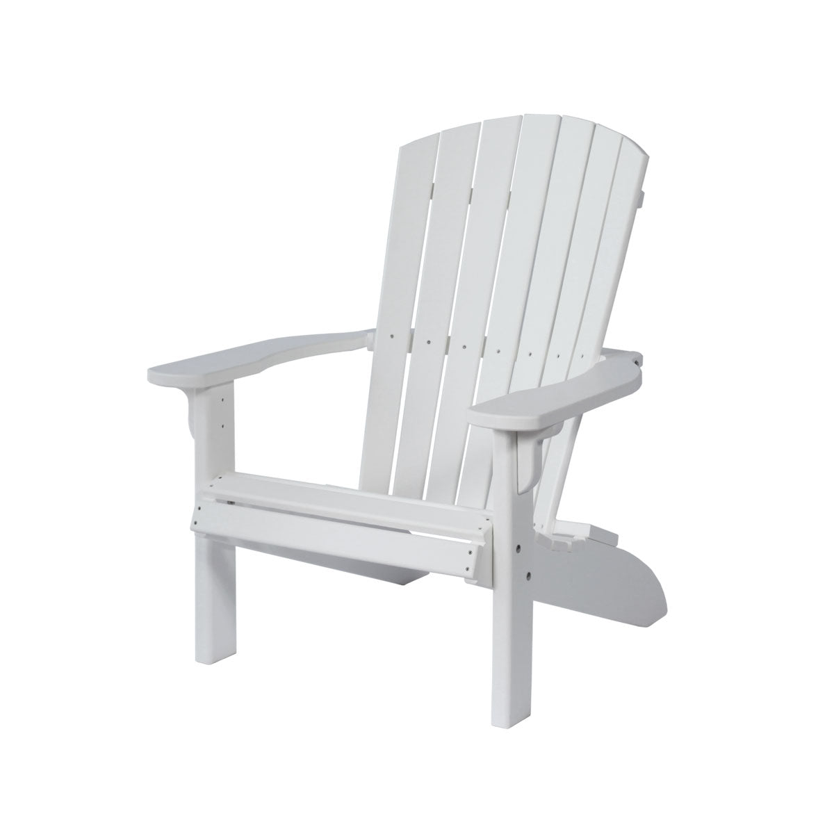 Maintenance Free Poly Fanback Adirondack Chair-Peaceful Classics